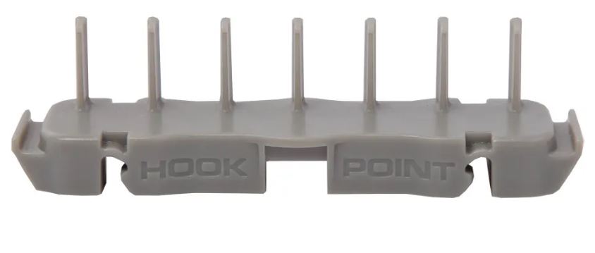 Suport organizator cârlige Guru Adjustable Rig Case Hookpoint Pegs, Grey, 2buc/set