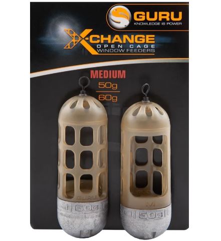 Coșuleț Feeder Guru X-Change Open Cage Window, Medium, 50+60g