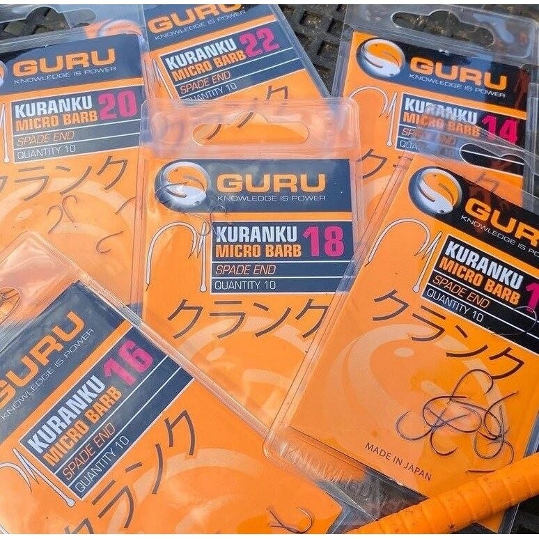 Cârlige Guru Kuranku, Negru, Nr.16, 10buc/plic