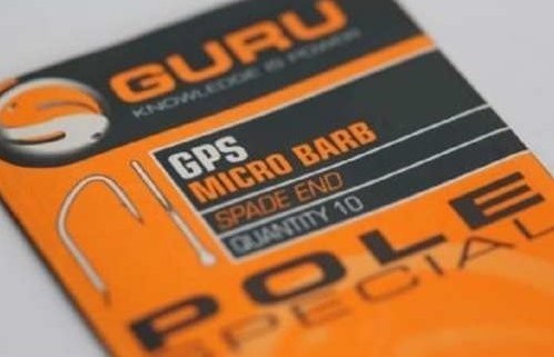 Cârlige Guru GPS Micro Barb Spade End, Black, Nr.20, 10buc/plic