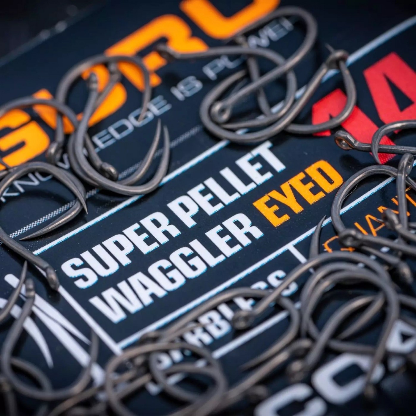 Cârlige Guru Super Pellet Waggler Eyed Barbless, Smoke, Nr.16, 10buc/plic