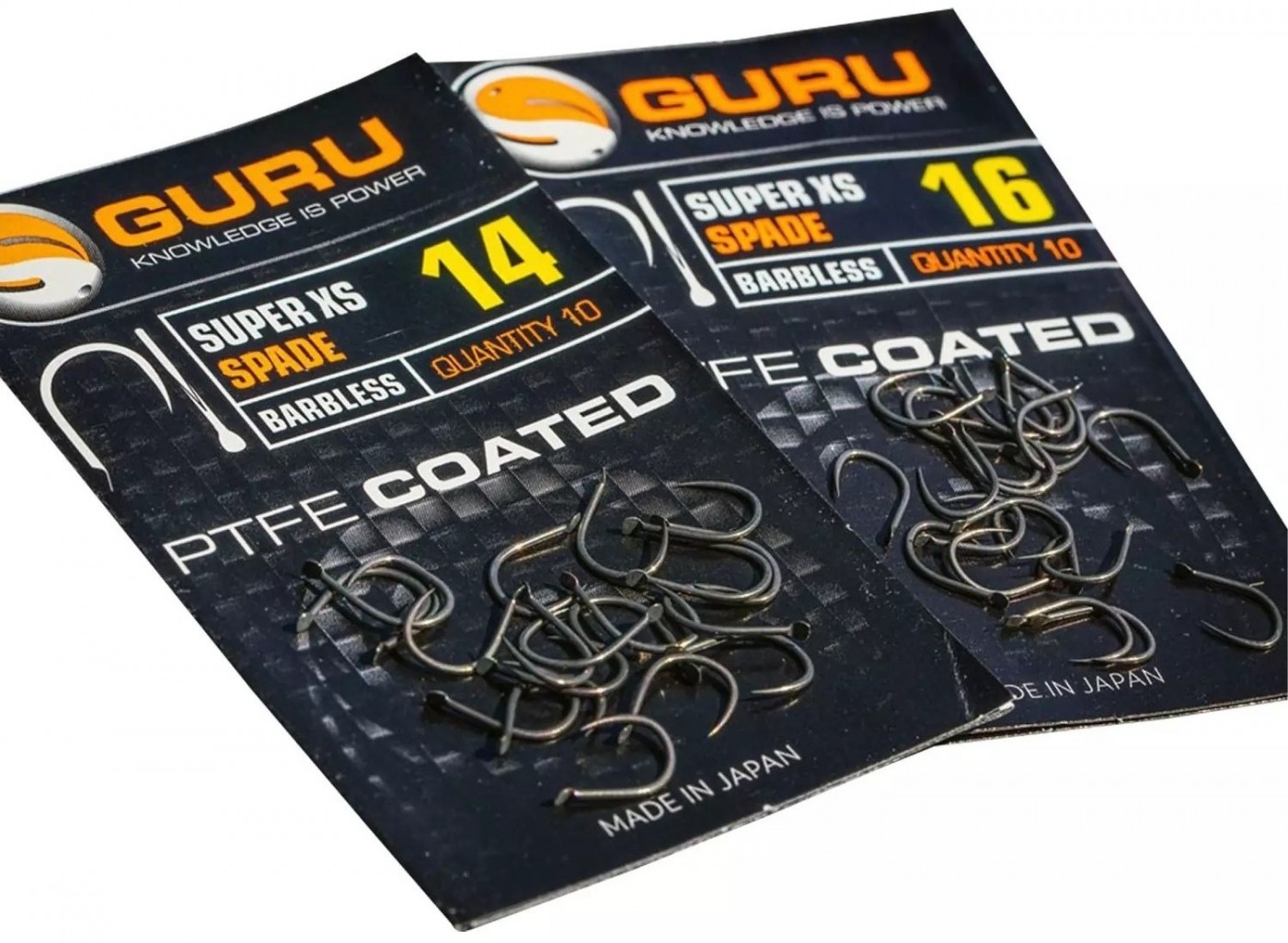 Cârlige Guru Super XS Spade Barbless, Smoke, Nr.20, 10buc/plic