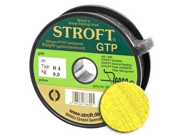 Fir textil Stroft GTP R2, Galben, 0.12mm/5.5kg/100m