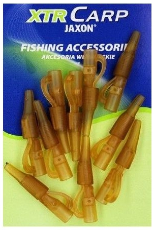 Clips + con plumb pierdut Jaxon Safety Clip, Sand, 10buc/plic