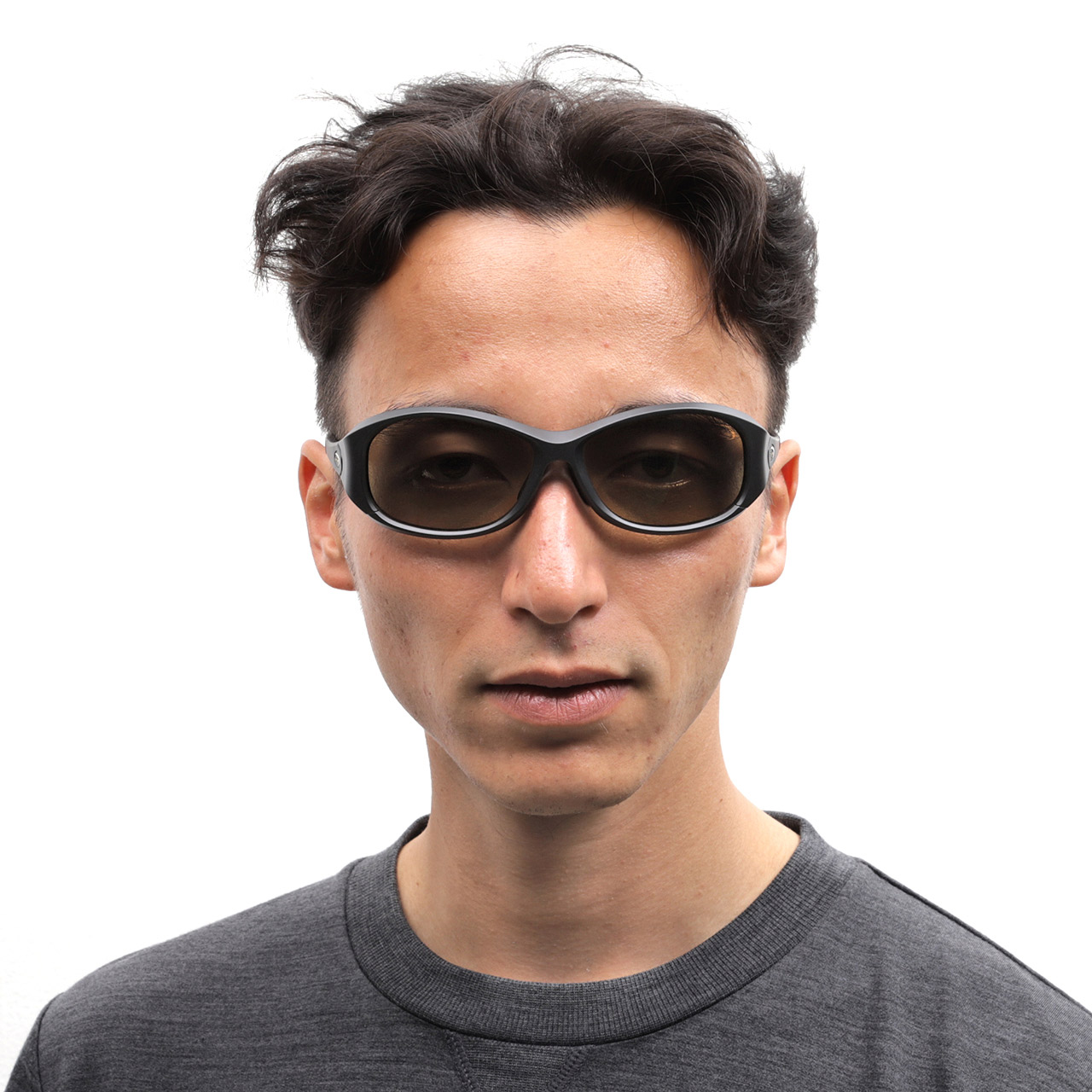 Ochelari polarizați Tiemco Sight Master Rotondo Matt Black/Super Light Gray