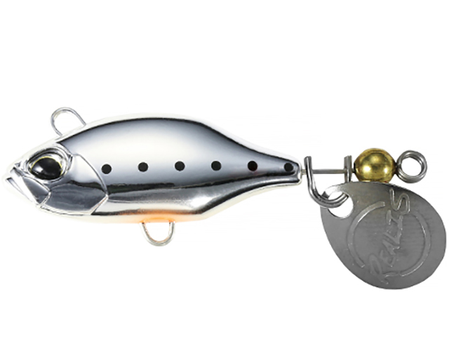 Spinnertail DUO Realis Spin 40 SW, MCC3514 UV Silver Shirasu, 4cm/14g