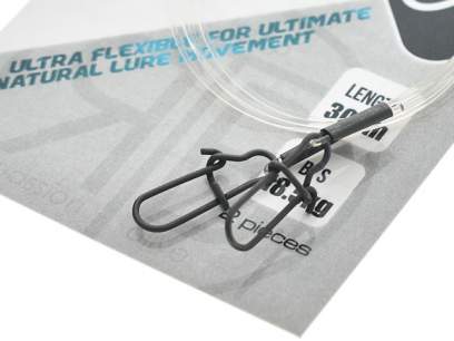 Strune RTB 100% Fluorocarbon Duo Lock Leader, 11.5kg/30cm, 2buc/plic