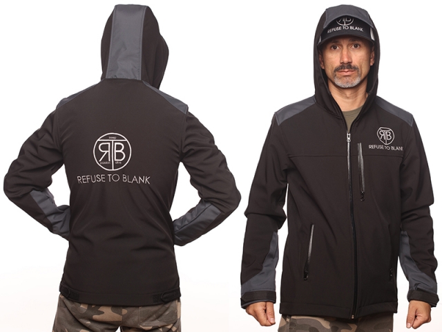 Jachetă RTB New Wave Softshell Fleece Insulated, Grey/Black, Large