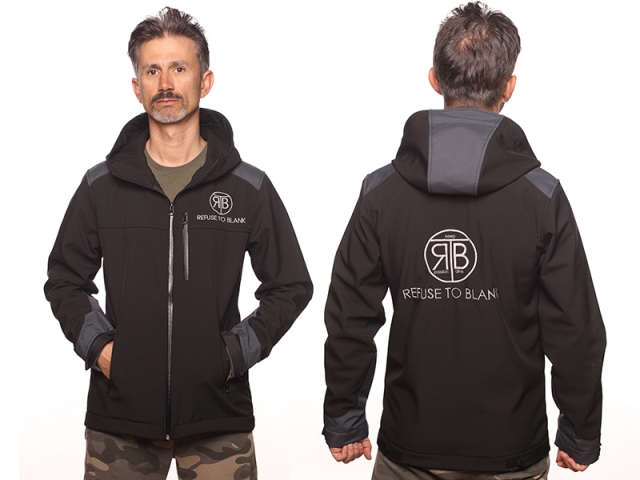 Jachetă RTB New Wave Softshell Fleece Insulated, Grey/Black, Large