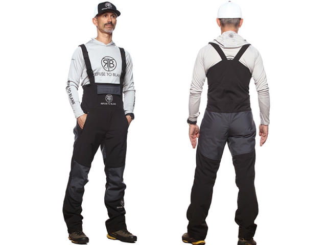 Salopetă RTB New Wave Softshell Fleece Insulated Bib'N'Brace, Grey/Black, X-Large