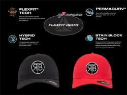 Șapcă RTB Flexfit Delta Cap, Black, Small/Medium