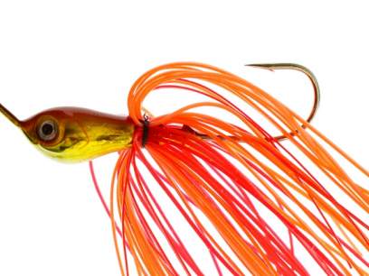 Spinnerbait RTB Dual Blade Spinnerbait 16g, Orange Glitter