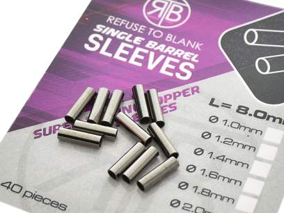 Bride RTB Crimp Copper Sleeves, 2.5mm, 40buc/plic