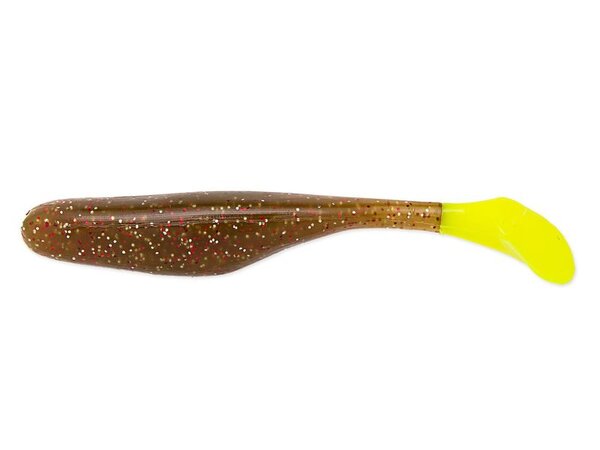 SHAD BASS ASSASSIN WALLEYE ASSASSIN 10W 40 LIME TAIL 10CM 10BUC/PLIC