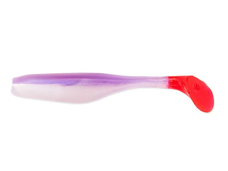 SHAD BASS ASSASSIN WALLEYE ASSASSIN ALBINO FIRETAIL 10CM 10BUC/PLIC