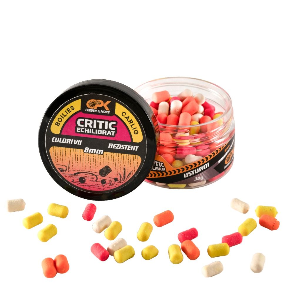 Boilies de cârlig critic echilibrat CPK Feeder, 8mm, Usturoi, 25g