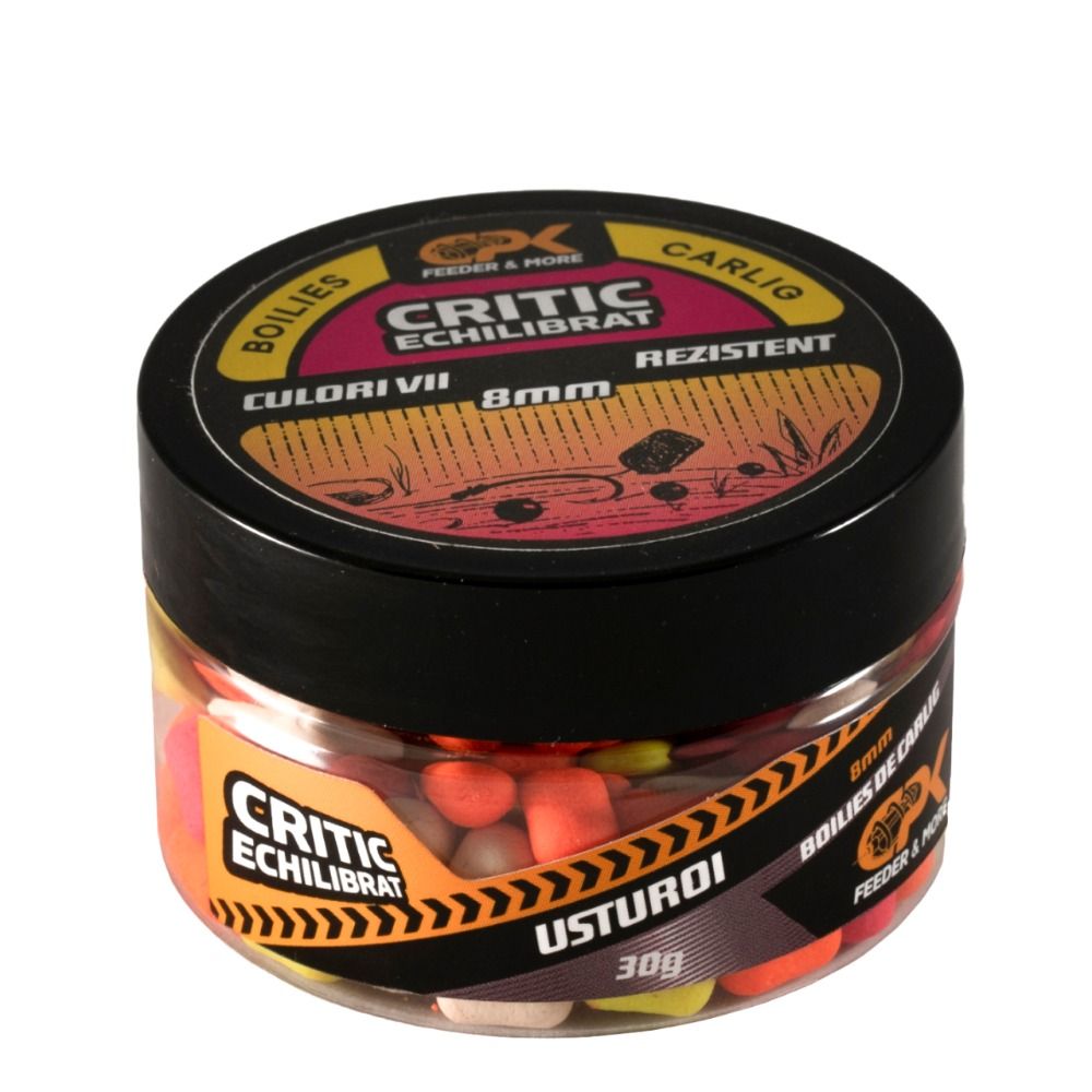 Boilies de cârlig critic echilibrat CPK Feeder, 8mm, Usturoi, 25g