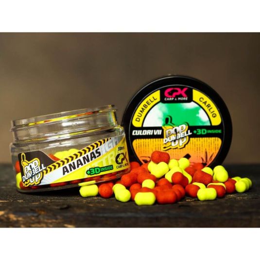 Pop-up dumbell CPK 3D, 10mm, Ananas, 25g