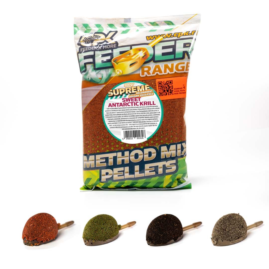 Nadă groundbait CPK Supreme Method Feeder, Black Supreme, 900g