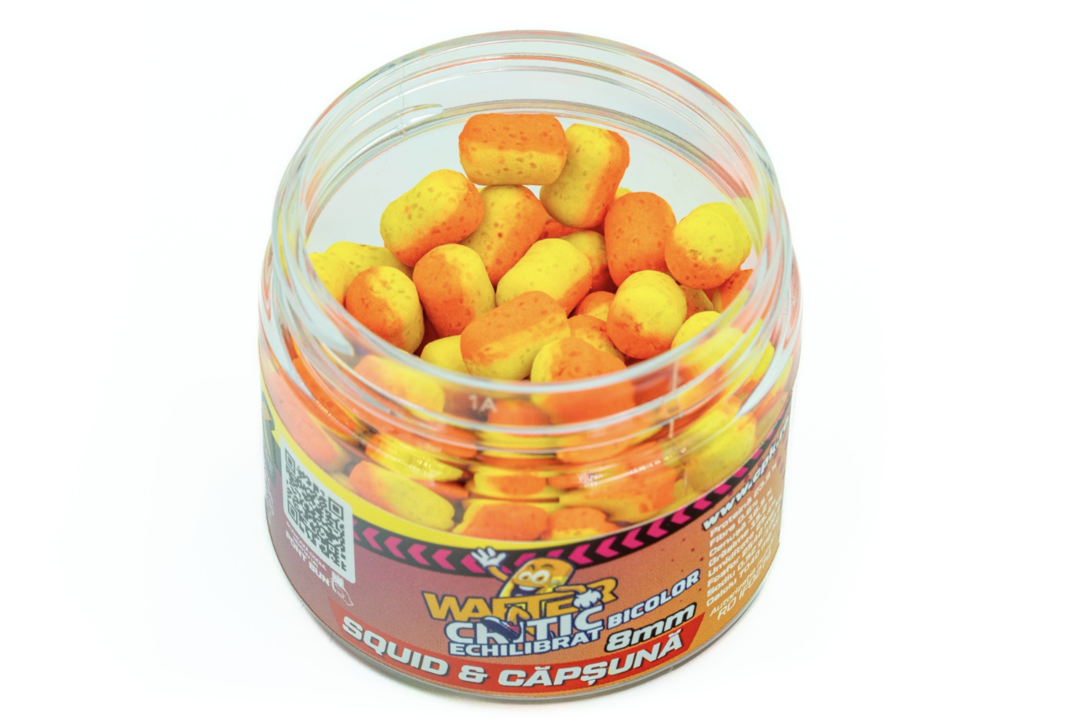 Wafter bicolor CPK Squid & Căpșună, 8mm, 25g