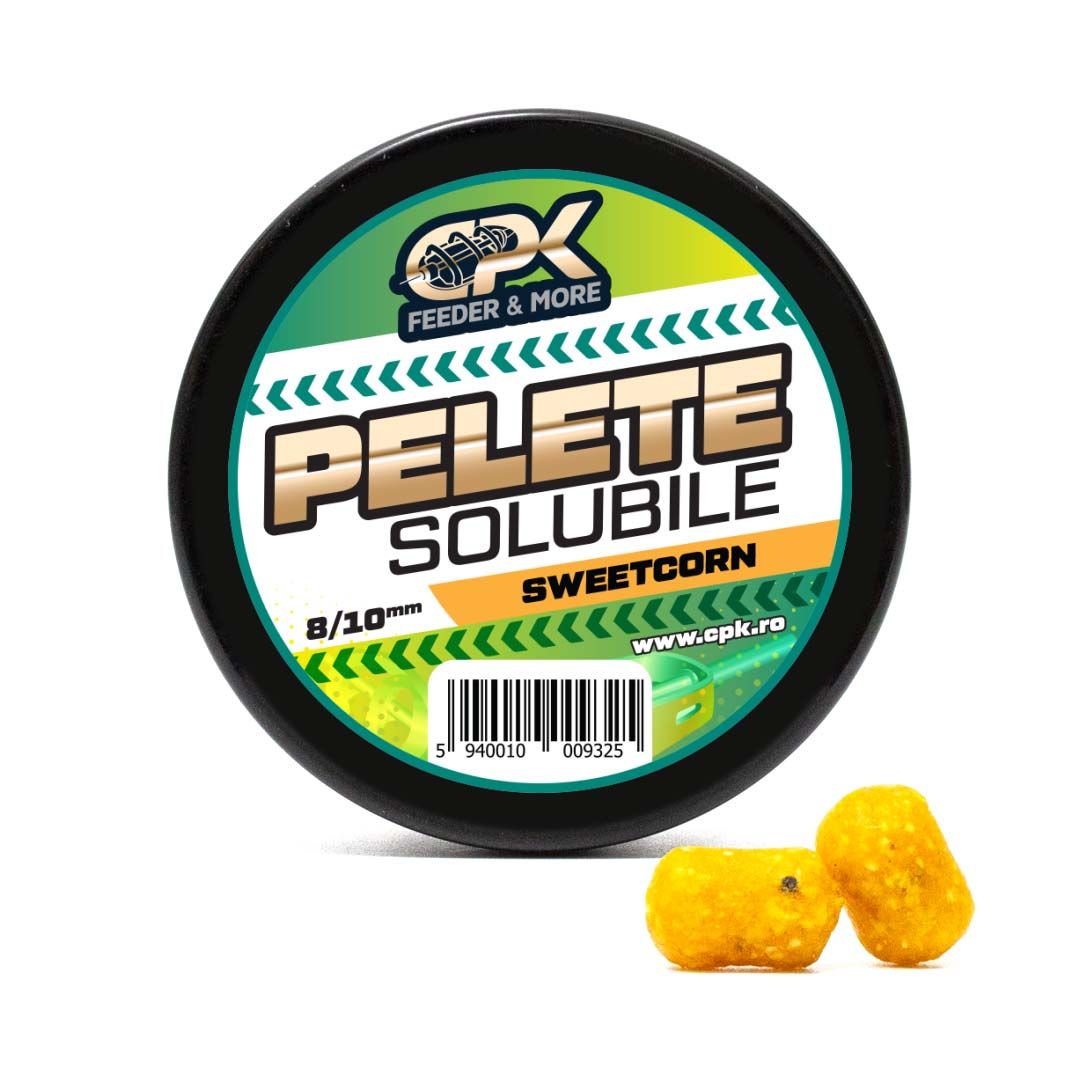 Pelete solubile feeder CPK, 8-10mm, Sweetcorn, 40g