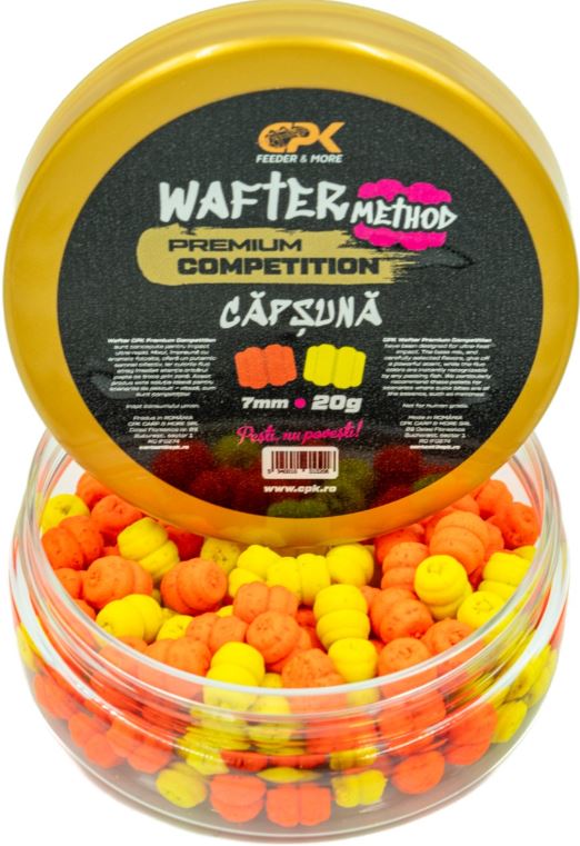 Wafters CPK Premium Competition Method, Căpșună, 7mm, 20g