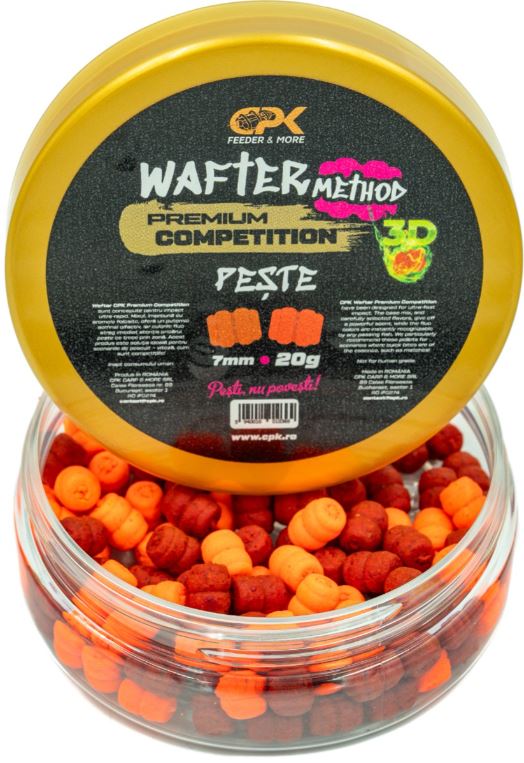 Wafters CPK Premium Competition Method 3D, Pește, 7mm, 20g