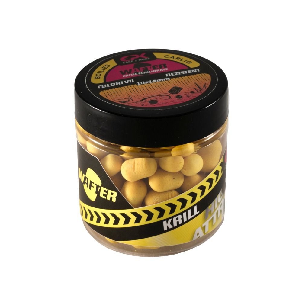 Boilies de cârlig critic echilibrat CPK Wafter, 10-14mm, Krill, 60g
