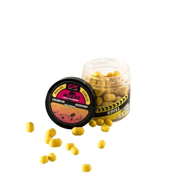 Boilies de cârlig critic echilibrat CPK Wafter, 10-14mm, Krill, 60g