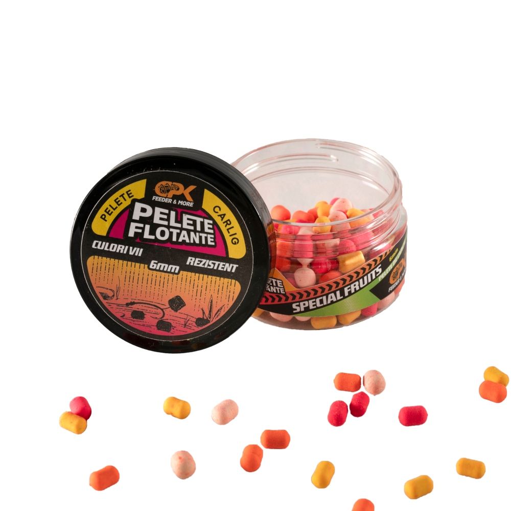Pelete de cârlig flotante CPK Feeder, 6mm, Special Fruits, 20g