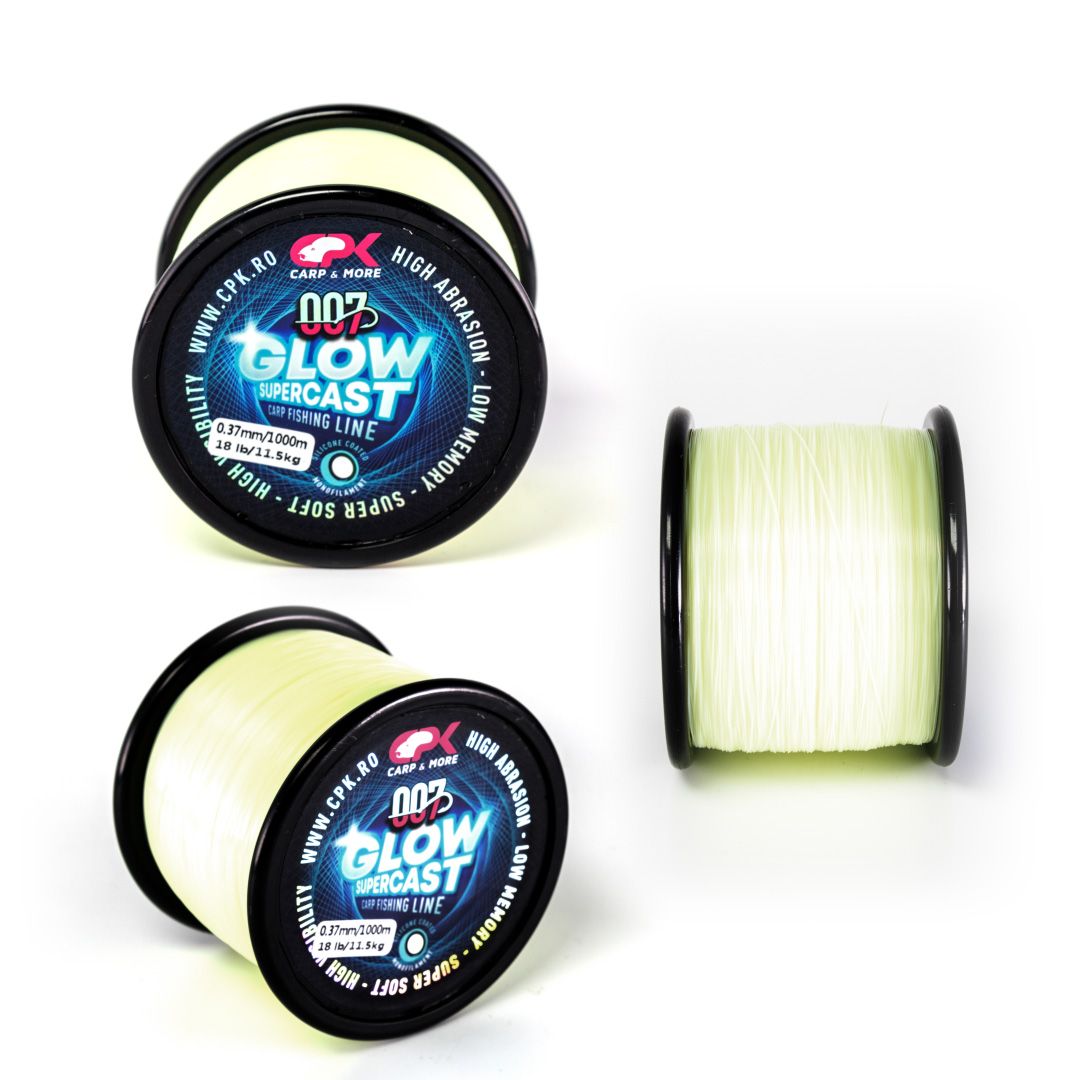 Fir monofilament CPK Glow Supercast, Glow, 0.43mm, 800m