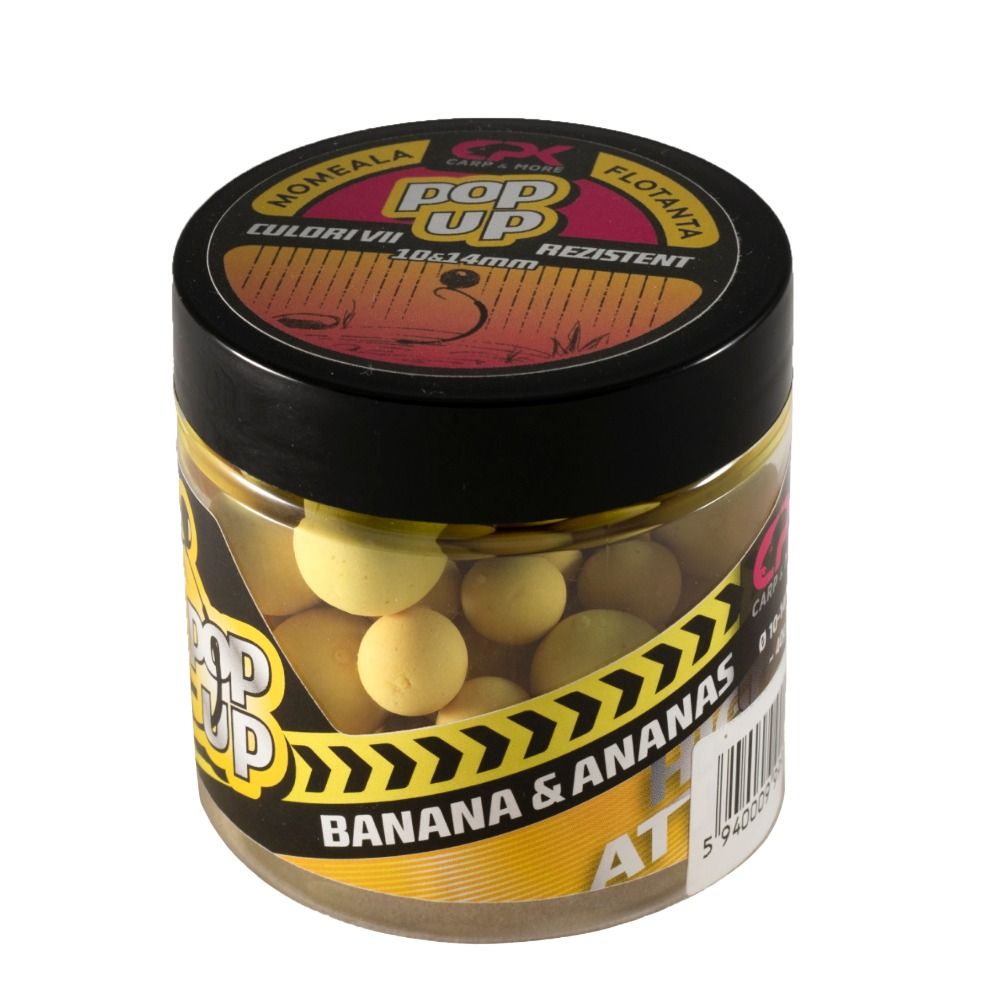 Pop-up CPK High Attract, 10-14mm, Ananas&Banană, 40g