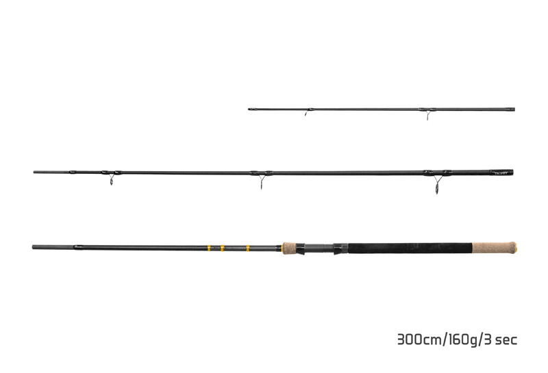 Lansetă Delphin River Trophy NXT, 3.00m, 160g, 3+4buc