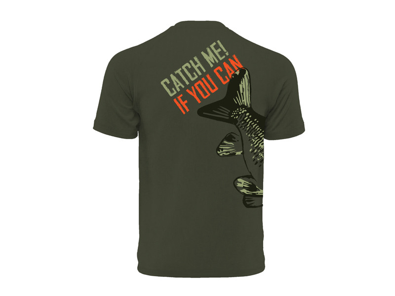 Tricou Delphin Catch Me Carp NX, Verde, 2X-Large