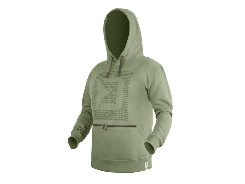 Hanorac Delphin Logos, Verde, 3X-Large