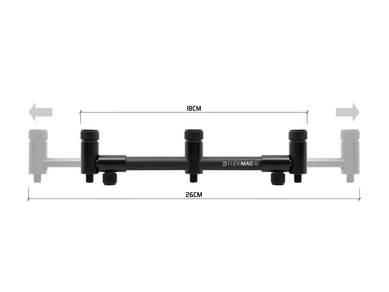 Buzz bar reglabil Delphin FlexiMag Buzz XL, 25-35cm, 3 posturi