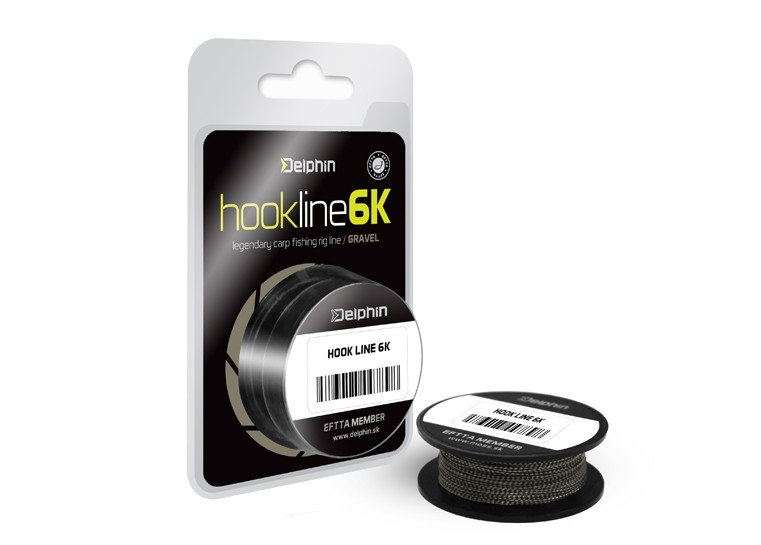Fir textil Delphin Hookline 6K, Gravel, 25lbs/20m