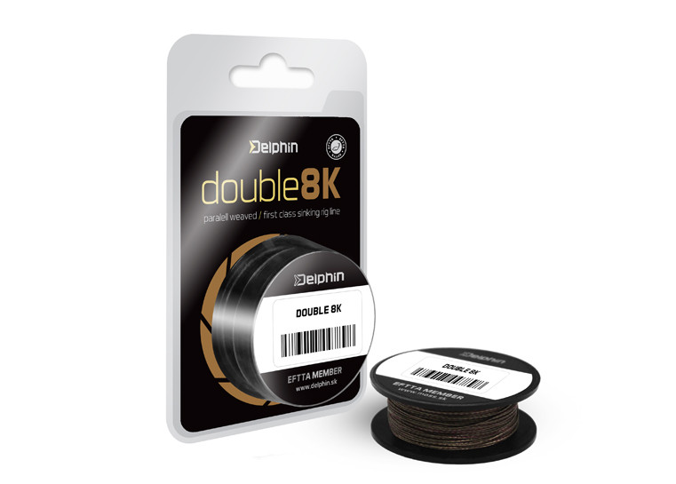Fir textil Delphin Hookline Double 8K, Camou, 15lbs/20m