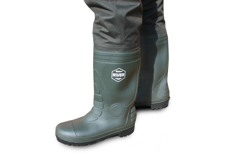 Cizme lungi Waders Delphin River, Gri, 47