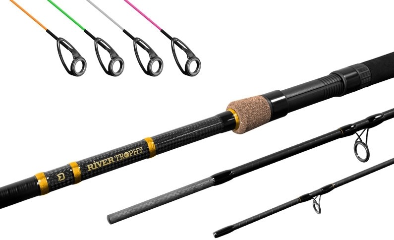 LANSETĂ DELPHIN RIVER TROPHY NXT, 3.20m, 180g, 3+4buc