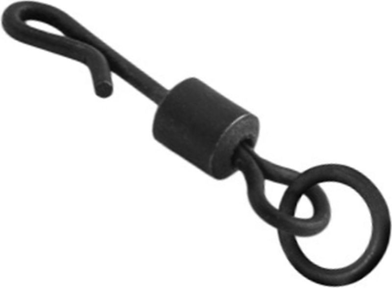 VÂRTEJ CU AGRAFĂ RAPIDĂ ȘI ANOU DELPHIN THE END QUICK CHANGE SWIVEL WITH RING, 10buc/plic