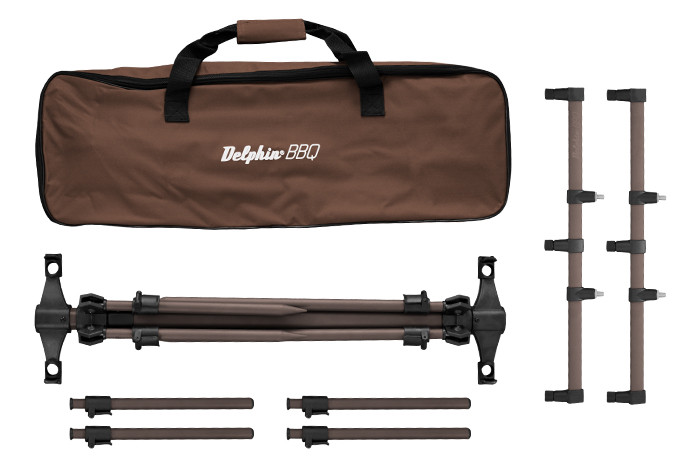 Rod Pod Aluminiu Delphin BBQ, 3 posturi