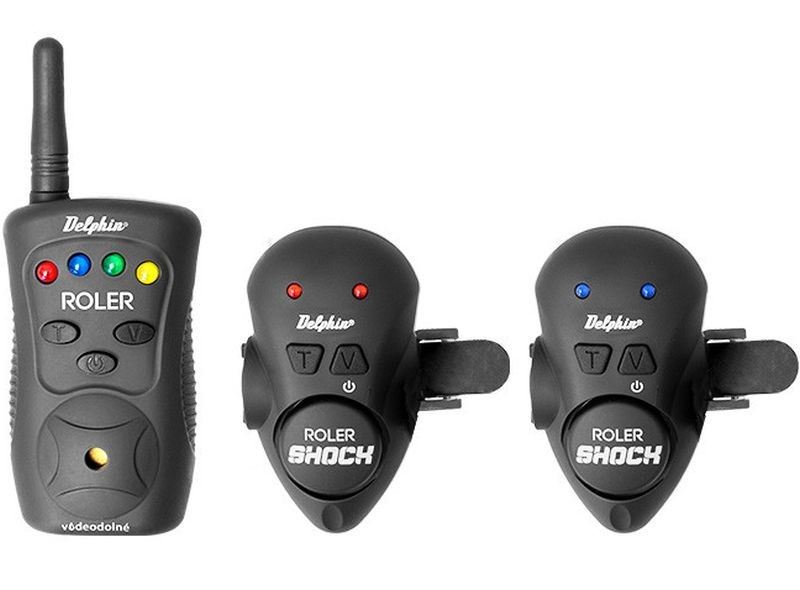 Set avertizori montabili pe lansetă + Statie Delphin Roler Shock, 2+1