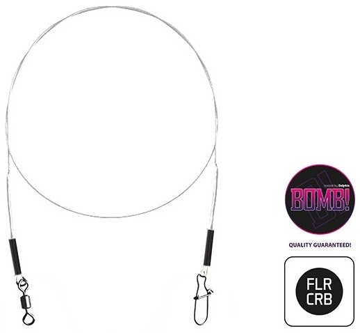 STRUNĂ FLUOROCARBON DELPHIN BOMB! 35CM 9KG 2buc/plic
