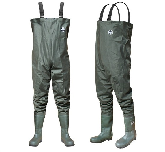 Cizme lungi Waders Delphin River, Gri, 47