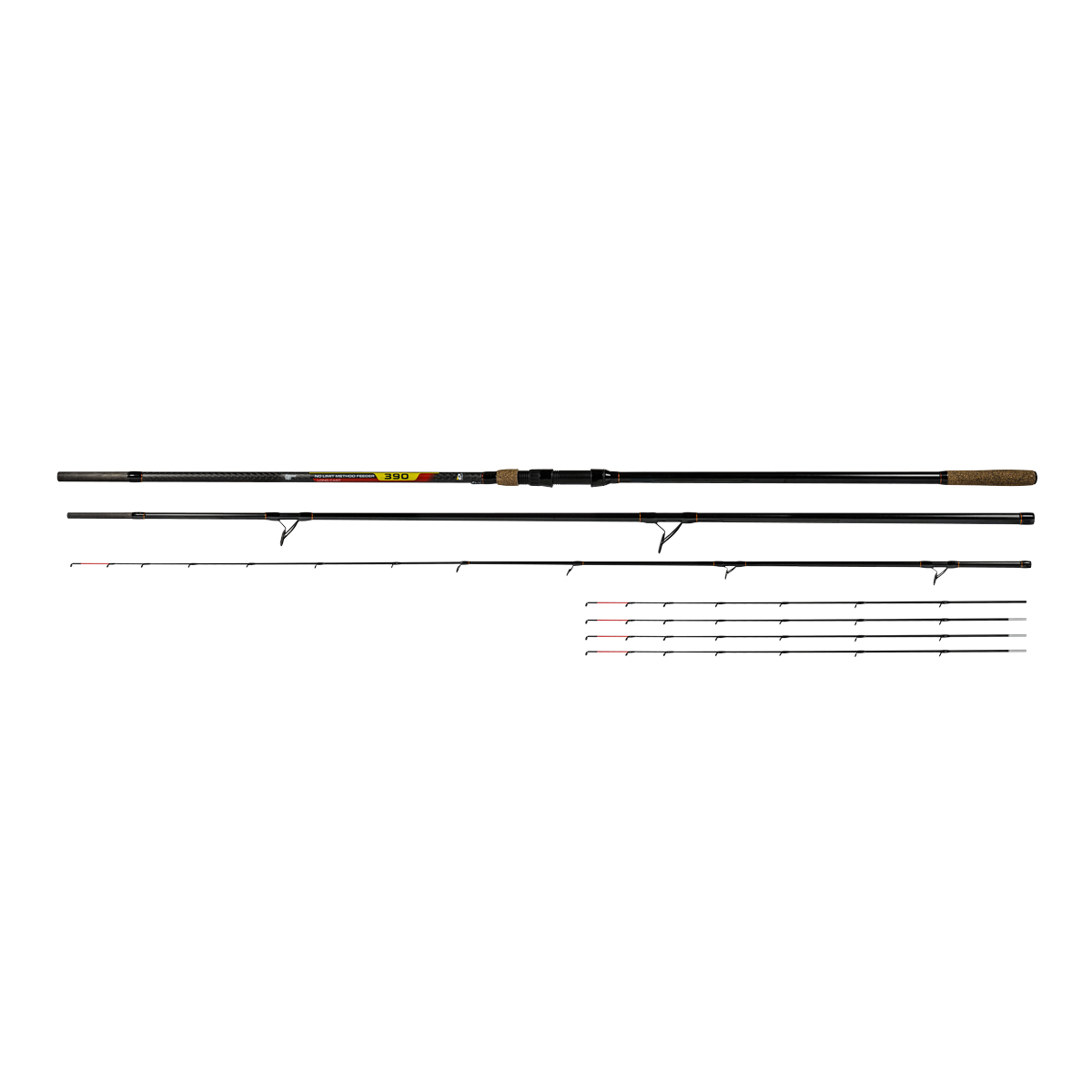 Lansetă Benzar No Limit Method Feeder 4.50m/10-250g, 3+5buc
