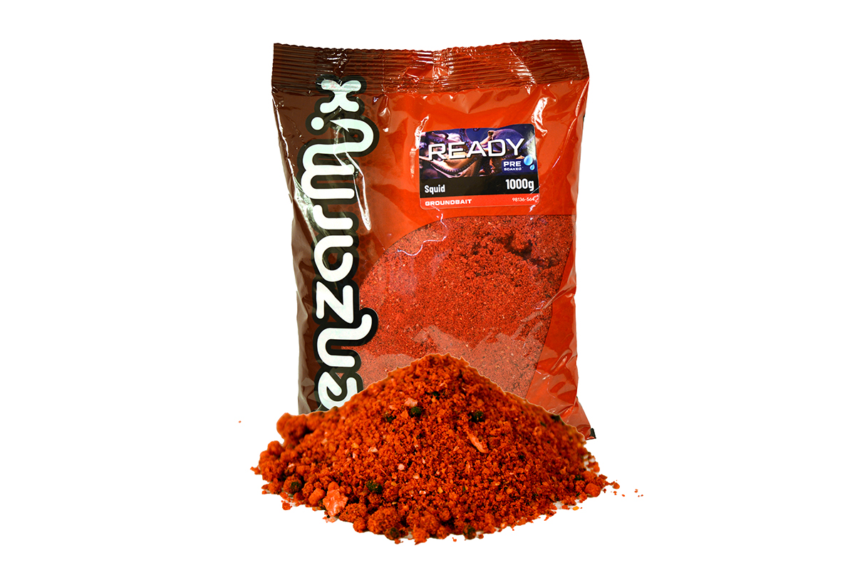 Nadă groundbait Benzar Ready Carp, Squid, 1kg/pungă