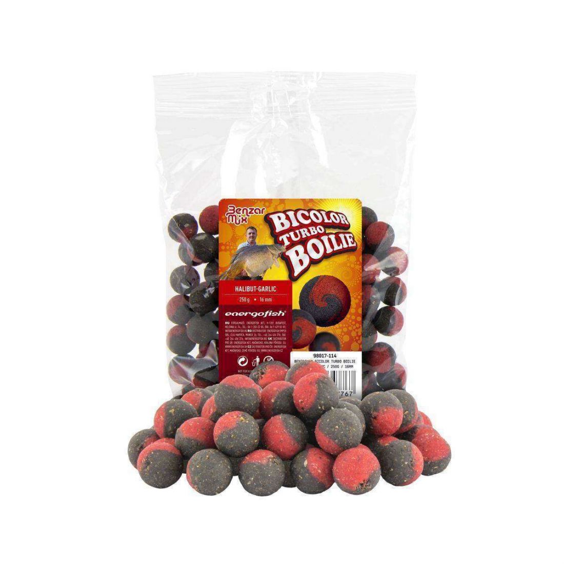 BOILIES DE CÂRLIG BENZAR MIX BOILIE BICOLOR 16MM USTUROI-HALIBUT