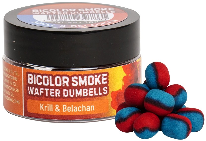 WAFTERS BENZAR MIX BICOLOR SMOKE WAFTER DUMBELLS KRILL-BELACHAN 10MM