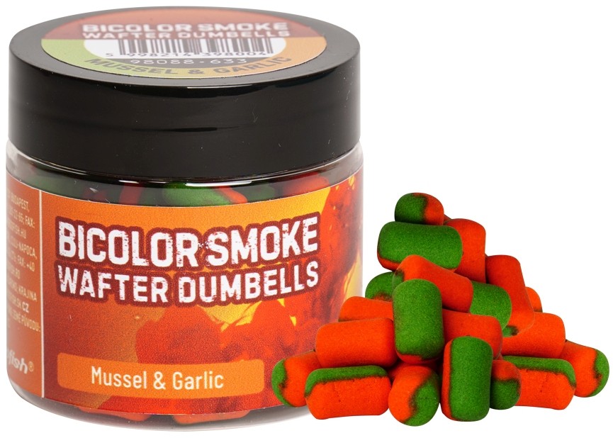 WAFTERS BENZAR MIX BICOLOR SMOKE WAFTER DUMBELLS MUSSEL-GARLIC 12MM